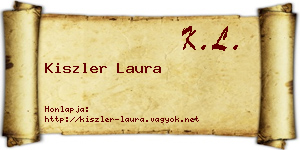 Kiszler Laura névjegykártya